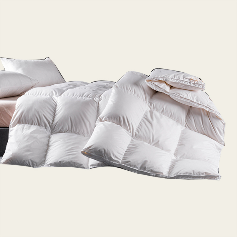 لحاف پرهای غاز سفید سفید